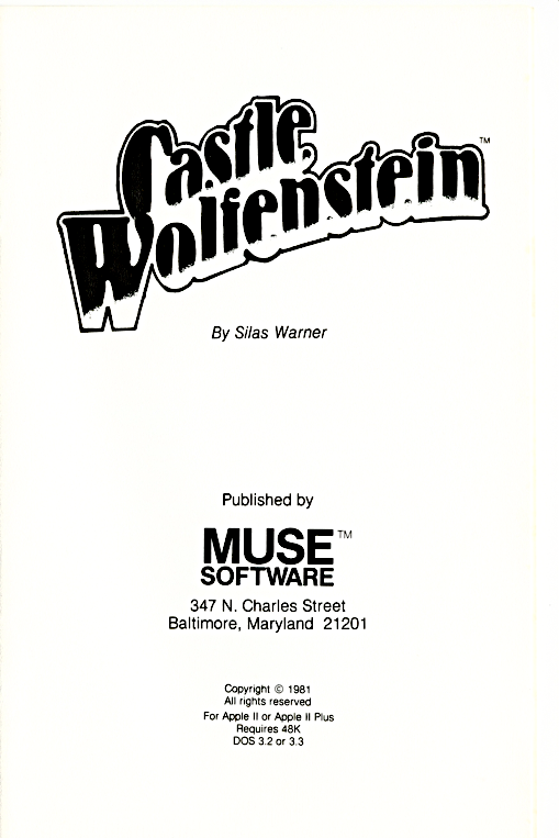 Castle Wolfenstein page 2